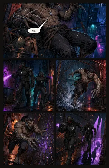 Chrome and Claws sample page 03