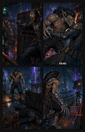 Chrome and Claws sample page 05