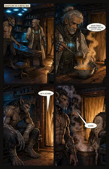 Chrome and Claws sample page 10