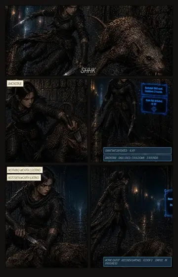 Dungeon Bound sample page 05