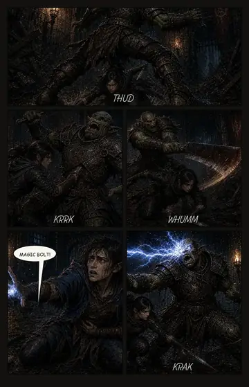 Dungeon Bound sample page 09